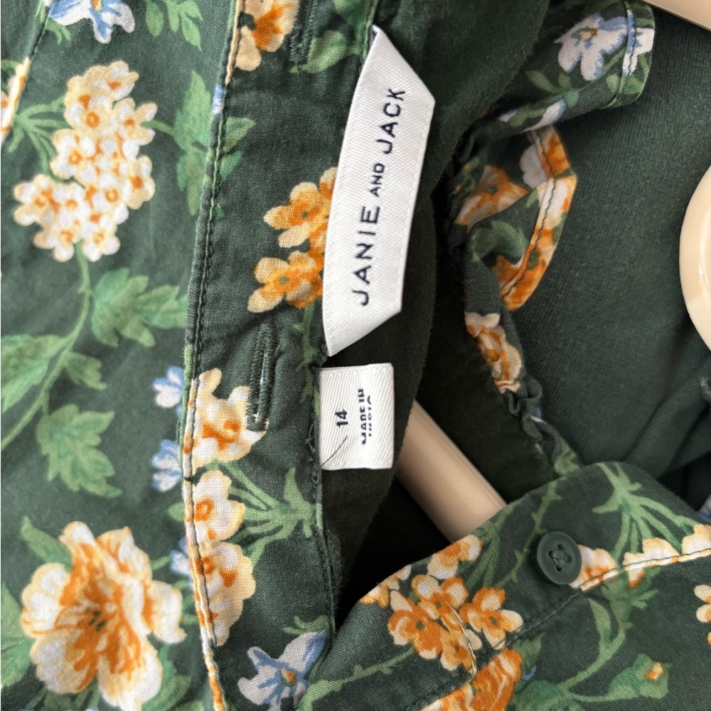 Janie and Jack dress and two leggings. Dress Sz 14 and leggings 12. - Picture 9 of 11